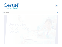 Tablet Screenshot of certol.com